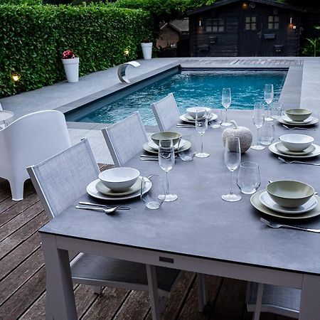 Chez Sabine Et Eric Maison Pour 6 Personnes Avec Piscine Chauffee Andenne ภายนอก รูปภาพ